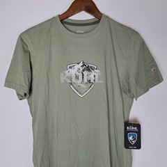 NWT Kuhl T-Shirt Mens Small Wildfibre 100%-Organic Cotton S/S Logo Hiking New