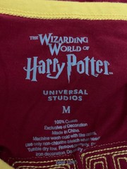 Universal Studios Harry Potter Gryffindor 07 Potter Jersey T-Shirt Size M EUC