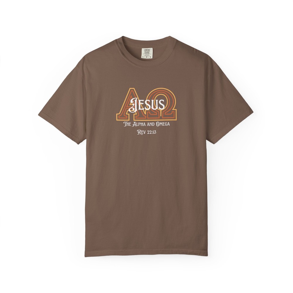 The Alpha and Omega Shirt Christian Shirts for Men Graphic Jesus Shirts For Men