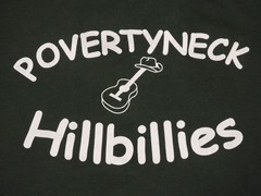 Vintage Povertyneck Hillbillies Country Music w/ Hillbillie Attitude T-Shirt Med