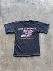 Vintage Dale Earnhardt Black Memorial NASCAR Tee Shirt