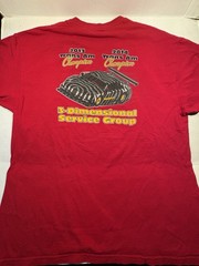 Pontiac Trans Am Graphic T Shirt 3-Dimensional Services Champions 2013-2014
