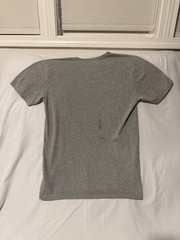 Hurley Gray Cotton Blend Knit Regular Fit Crew Neck Logo Graphic Tee Men’s M