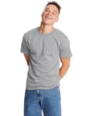 Hanes 518T Men’s USA Grown Cotton/Polyester T Shirt Tall Stylish Beefy-T Shirt