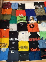 Lot 44x Men’s T-Shirts Bundle Size M Mixed Brands Vintage Polo Bulk wholesale