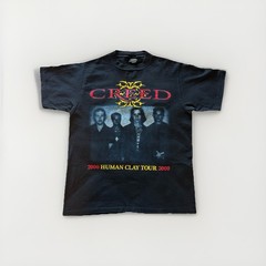 Authentic Creed Human Clay Tour 2000 Vintage Band T-Shirt Black Men’s L -Changes