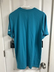 Nike Tiger Woods TW Golf Shirt Tee Top Blue White Frank DC0088 Men’s Small