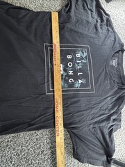 Billabong Men’s L Regular Black Crew Neck Short Sleeve Logo Graphic Print Tee