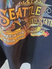 Burning Spear Seattle Fan Appreciation Tour T-Shirt Size XL 2022