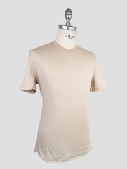 NEW KIRED BEIGE SUPIMA COTTON T-SHIRT US 46 – EU 56 KR19