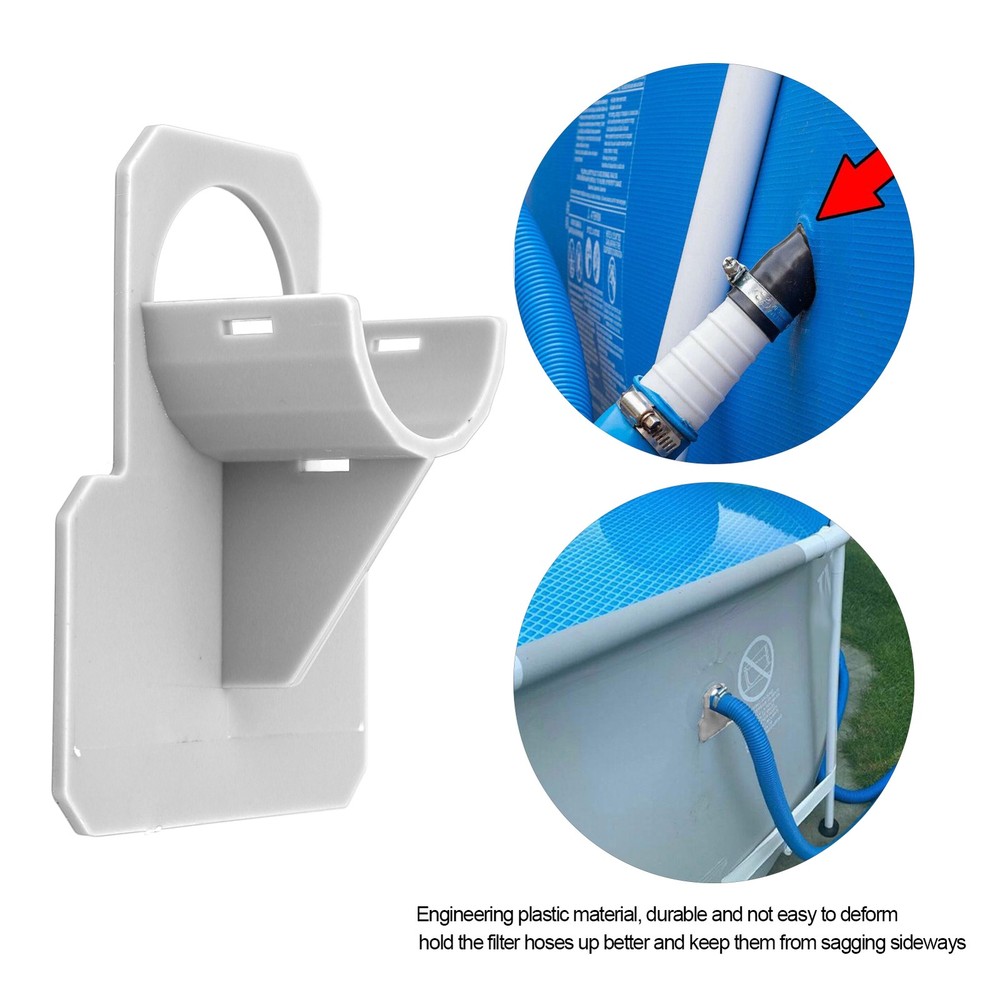 Swimming Pool Hose Support Lightweight Bracket Set For Pool Use Easy To Use