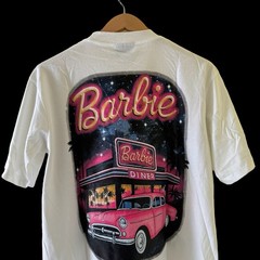Vintage Barbie Drive In Diner T-Shirt Single Stitch Modern Reprint Large