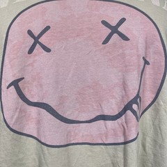 Nirvana Smiley Face Green American Eagle AE Band Tee T-Shirt Men’s MEDIUM