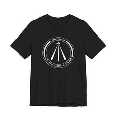 Awen Symbol Graphic with Mind Body Spirit Text T-Shirt | Celtic Unisex Tee