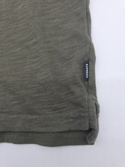 Express T-Shirt Men L Green Pocket Solid Cotton Tee. #46148