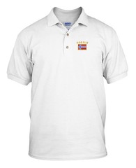 NORWAY FLAG Embroidery Embroidered Golf Polo Shirt