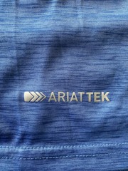 Ariat AriatTEK Charger Shirt Men’s XL Blue Long Sleeve Land Of The Free Graphic