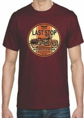 Adult DryBlend® T-Shirt – ( LAST STOP – BIKER / CHOPPER)