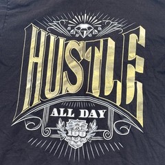 Shaka Wear Hustle All Day Graphic T-Shirt Black Size Men’s XL Streetwear Tee