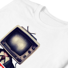 Disobey TV Head Suit Man T-Shirt – Bold Graphic Design for Trendsetters