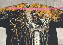 WEAPON X WOLVERINE vintage 1994 LIQUID BLUE OVERLOAD t shirt ALL OVER PRINT