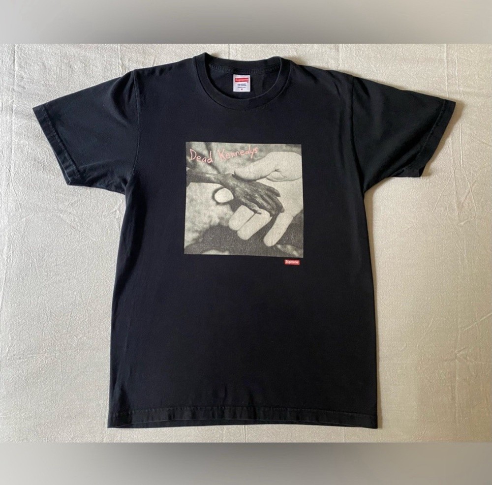Supreme x Dead Kennedys 2014 Plastic Surgery Disaster Tee Black Size Medium