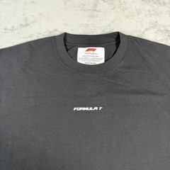 PacSun Mens XL Formula 1 F1 T-Shirt Black Grand Prix Racing Short Sleeve
