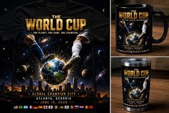 The World Cup one planet, one game, one champion, Atlanta 2026 T-Shirt
