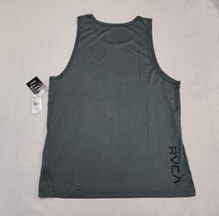 RVCA Mens Robey Green UPF50 Tank Top L Large NWT $50