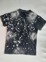 Rare Vintage Style Disney Aladdin Graphic Black Bleach Spots T-shirt Size M