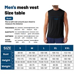 3 Pack Mens Gym Workout Tank Tops Tee Sleeveless T-Shirts Vest Quick Dry Black