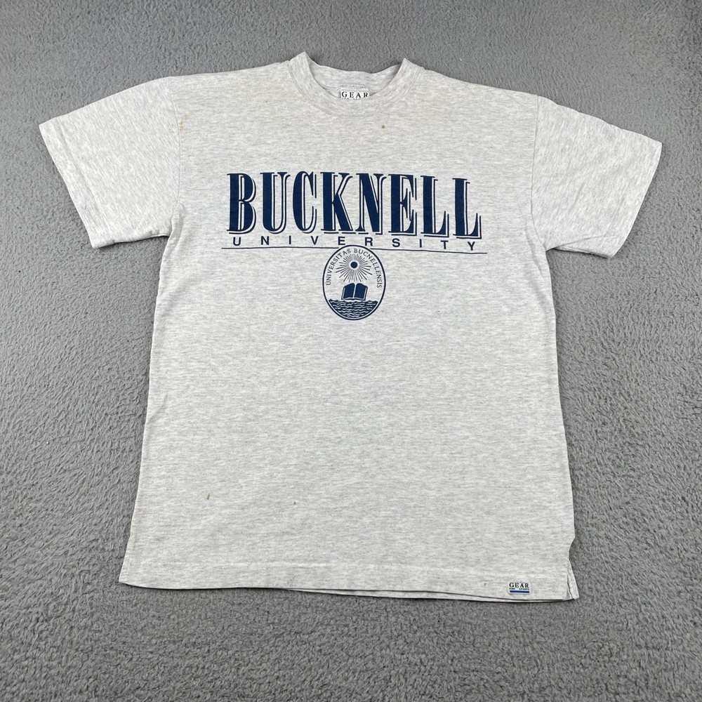 Vtg Gear For Sports Boxy M Grsy Shirt Bucknell University Shirt Made In USA 90s