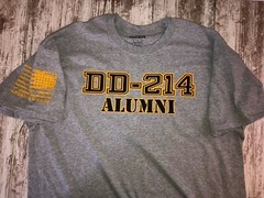 DD-214 Alumni Military T-shirt. Perfect For Marines, Army, Navy, Air-force 823