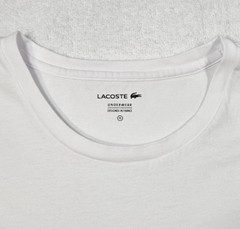 Men Lacoste Crew Neck Pima Cotton Jersey T-shirts White 👍