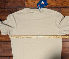 Champion Men’s Rochester Base NY Tan Stretch Crewneck T-Shirt Size Medium – NWT