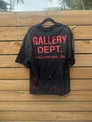 Gallery Dept. Men’s M Black Crew Neck Short Sleeve Graphic Logo T-Shirt NWT