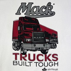 Vintage 90s Mack Trucks Beam Mack Ford Built Tough Mens 2XL