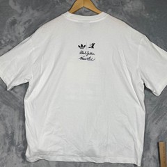 Adidas Originals Bruce Lee Kareem Abdul-Jabbar Icon Tee White Mens Large NEW