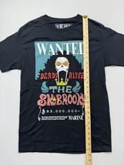 Ripple Junction Shirt Mens Small Black One Piece Brook Wanted Graphic Tee Anime