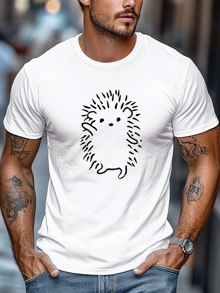 Plus-Size Men’S T-Shirt, Comfortable And Versatile, Casual And Relaxed, Men’S