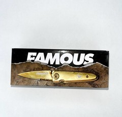 Famous Stars And Straps Patch Lanyard And Knife Set Travis Barker Blink 182 Y2K
