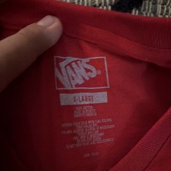 Vans Warped Tour Washington DC 2026 Tee Red Men’s XL Crew Neck