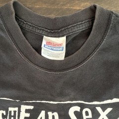 90s y2k vintage Hanes Cheap Sex punk Band Men’s Black Cotton T-Shirt small