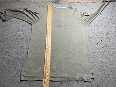 Shore Shirt Mens XL Green Long Sleeve Henley Cotton Rayon Polyester Made In USA