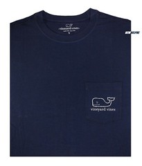 NWT Vineyard Vines Men SS Pocket Crew Tee T-Shirt “VINTAGE WHALE EDITION”