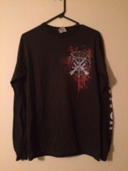 The Walking Dead Long Sleeve Survivor Black T-shirt Official License NEW