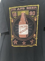 San Miguel Pale Pilsen Beer T Shirt XL Big Logo Black My Philippines Tag