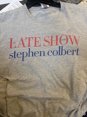 Official Authentic Late Show With Stephen Colbert T-Shirt Unisex Comfy Tee M
