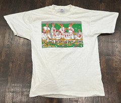Vintage 90s Baseball Playball 1990s Sports Funny Humor Graphic Tshirt Mens XL