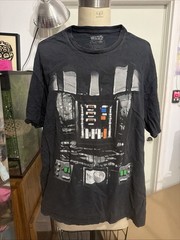 Licensed Black Shirt Darth Vader Body Armor Size XL 46/48 Star Wars